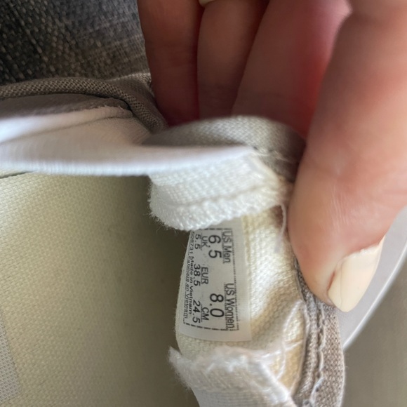 Vans Gray Slip-On Shoes - Size 8 - Picture 3 of 3